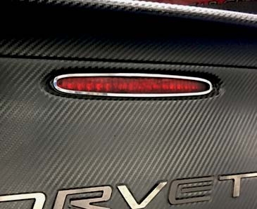 1997-2004 C5 Corvette - 5th Brake Light Trim 1Pc | Polished Stainless Steel