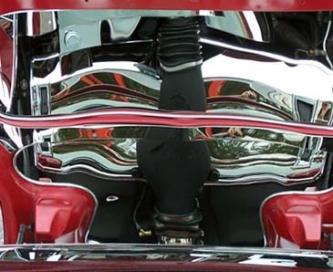 1997-2004 C5/Z06 Corvette - Hood Panel Inserts 5Pc | Polished Stainless Steel