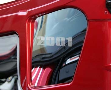 1997-2004 C5/Z06 Corvette - Hood Insert Upper Right | Polished Stainless Choose Year