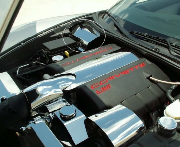 Car Craft - Corvette Battery Polished 2005-2007 C6