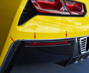2014-2019 C7/Z06/GS Corvette - Rear Valance Trim | Classic Chrome