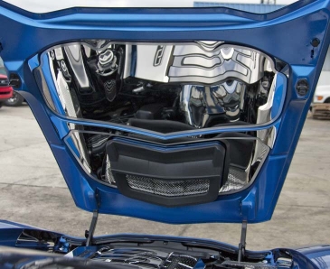 2014-2019 C7/Z51 Stingray/Z06 Corvette - Hood Panel Kit | Polished Stainless Steel, Choose Model/Crate Opt.
