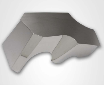2014-2019 C7 Corvette Stingray - Air Capacitor Cover | Polished/Brushed Combo Stainless Steel