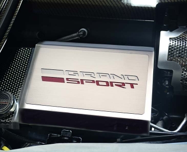 2016-2019 C7 Corvette Grand Sport - Fuse Box Cover Grand Sport Style | Stainless Steel