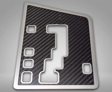 08-14 Dodge Challenger Carbon Fiber Shifter Plate Overlay