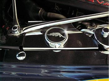 1997-2002 Plymouth Prowler - Chrome Radiator Fluid Cap Cover w/Kat Logo 1Pc | Chrome & Stainless Steel