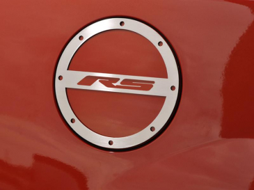 2010-2019 Camaro RS - RS Fuel Door Cover | Stainless Steel Choose Finish