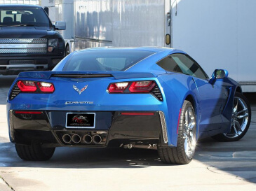 thumbnail image 2 of 2Pc Rear Side Body Vent Cover Trim For Corvette C7 2014-2019 – Matte Black 2 of 2