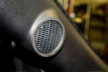 2015-2020 Mustang - Tweeter Speaker Trim Kit 2Pc | Polished Stainless Steel