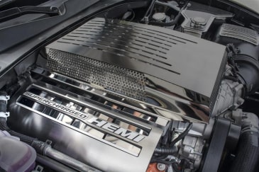 2015-2019 Dodge Hellcat - HEMI Fuel Rail Overlays 2Pc | Stainless Steel