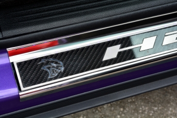 Shop LED HELLCAT Door Sills, Stainless w/Real Carbon Fiber Overlay