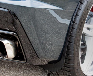 2020-2022 C8 Corvette - Rear Mud Guards 2Pc | Polished Finish or Carbon Fiber Wrapped