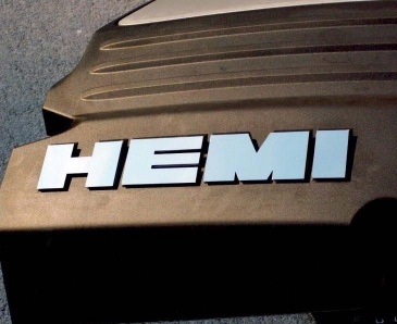 2005-2015 Chrysler 300/Dodge Charger/Magnum 5.7 Engine - HEMI Engine Shroud Letters | Stainless Steel