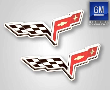 Corvette wall art C6 emblem popular 30X11 inch 2005-2013 2006 2007 2008 2009