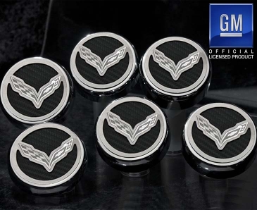 C7 Corvette (Manual) Stingray Fluid Cap Cover 6Pc Set | Stingray Script main image 0