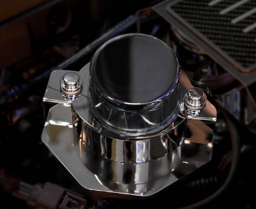 Corvette Cover Vacuum Pump Actuator No Cap Polished Stainless Steel 14