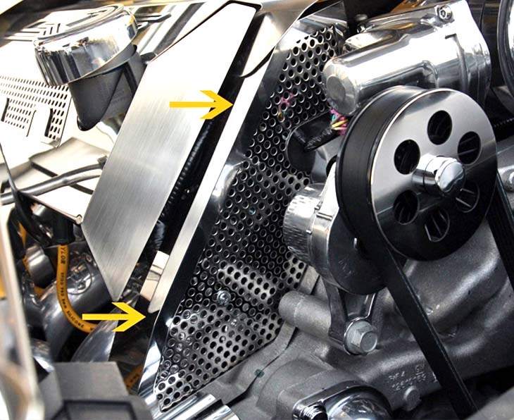 ALL THINGS CAMARO CHROME Under Hood Wire Harness Cover For Chevy Camaro (2010-2015)