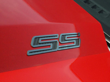 Camaro SS - SS Emblems 2Pc | Polished Stainless Steel and Faux Carbon Fiber