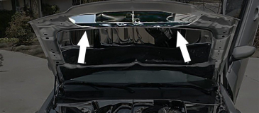 2005-2010 Chrysler 300/Dodge Charger/Magnum - Upper Hood Cap | Polished Stainless Steel