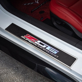 8pcs Carbon Fiber Leather Door Scuff Plate Door Si... – Vicedeal