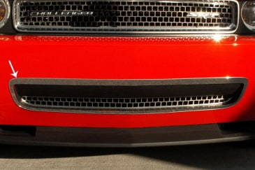 2011-2014 Challenger - Lower Grille Overlay | Polished Stainless Steel