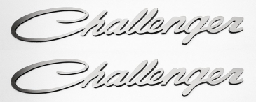 Challenger - 'Challenger' Script Style Side Fender Emblem Badge