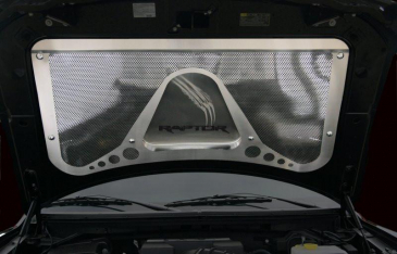 2010-2014 Ford Raptor - Hood Panel | Perforated Stainless Steel
