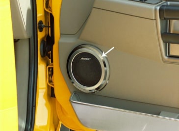 2003-2007 Hummer H2 - Speaker Rings Inner Door 4Pc | Polished Stainless Steel