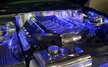 Mustang Engine Shroud Covers Illuminated 5.0 GT 2010-2014