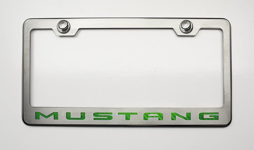 20102013 Mustang License Plate Frame with "MUSTANG" Lettering
