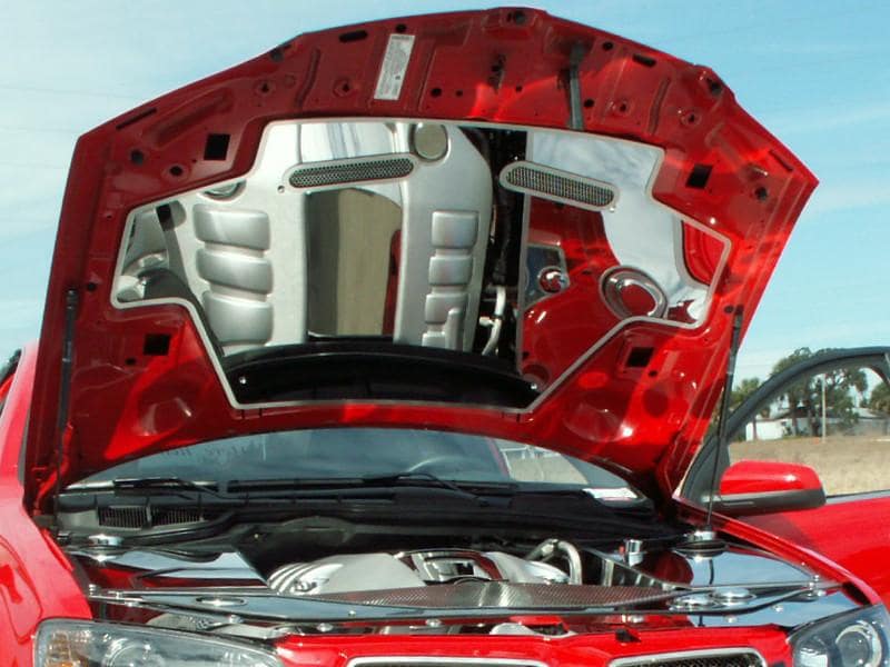 thumbnail image 2 of Hood Scoops Grilles Vents For 2008-2009 Pontiac G8 GT GXP – 3D Printed Black PLA 2 of 6