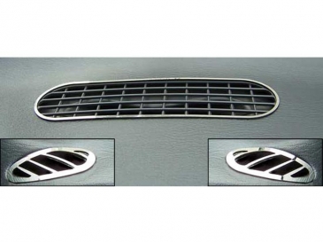 2001-2005 PT Cruiser - Defroster Trim Kit 3pc | Polished Stainless Steel