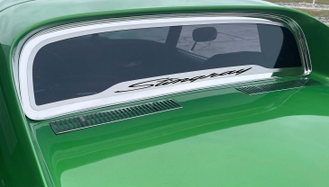 C3 Corvette Coupe Rear Window Frame Polished Stingray Font by American ...